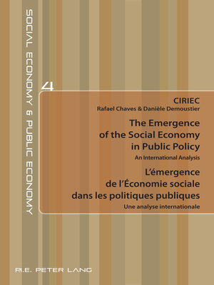 cover image of The Emergence of the Social Economy in Public Policy / Lémergence de lÉconomie sociale dans les politiques publiques